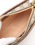 Pre-Loved GG Retro Interlocking G Camera Bag Crossbody Bag GG Supreme Coated Canvas Mini with Gold Hardware, Beige and Ebony