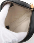 Pre-Loved Ophidia Round Mini Crossbody Bag Monogram Velvet Mini with Aged Gold Hardware, Red and Black
