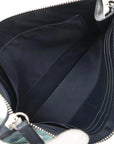Pre-Loved GG Blooms Zip Pouch Pochette Monogram Coated Canvas with Silver Hardware, Beige Multicolor