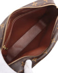 Pre-Loved Nil Crossbody Bag Monogram Coated Canvas with Gold Hardware, Brown