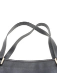 Pre-Loved Abbey D-Ring Tote Leather with Gold Hardware, Black