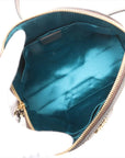 Pre-Loved Ophidia Crossbody Bag Monogram Coated Canvas Small with Gold Hardware, Beige/Ebony