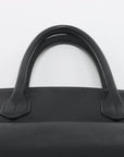 Pre-Loved Birkin Handbag Leather 30 with Palladium Hardware, Black