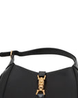 Pre-Loved Jackie 1961 Shoulder Bag Leather Mini with Gold Hardware, Black