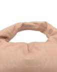 Pre-Loved The Shoulder Pouch Shoulder Bag Leather with Gold Hardware, Beige