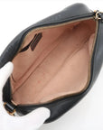 Pre-Loved GG Marmont Matelassé Camera Bag Crossbody Bag Quilted Leather Small with Aged Gold Hardware, Black