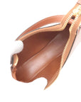 Pre-Loved Ava Shoulder Bag Leather with Gold Hardware, Tan