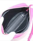 Pre-Loved Everyday Camera Bag Crossbody Bag Leather XS with Silver Hardware, Pink