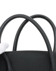 Pre-Loved Birkin Handbag Leather 35 with Gold Hardware, Black