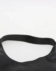 Pre-Loved Padded Nappa Leather Hobo Shoulder Bag Leather with Gold Hardware, Black