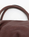 Pre-Loved Sukey Handbag Diamante Leather with Gold Hardware, Brown