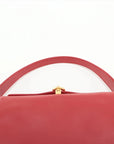 Pre-Loved Handbag Leather with Gold Hardware, Red