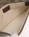 Pre-Loved Neo Vintage Belt Bag Monogram Coated Canvas with Gold Hardware, Beige Ebony