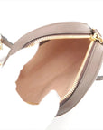 Pre-Loved Ophidia Round Mini Crossbody Bag Monogram Coated Canvas Mini with Gold Hardware, Beige Ebony
