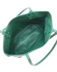 Pre-Loved Anjou Mini Tote Goyardine Coated Canvas Mini, Green