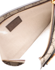 Pre-Loved Blondie Shoulder Bag Monogram Coated Canvas with Gold Hardware, Beige Ebony