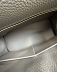 Pre-Loved Kelly Handbag Leather 28 with Gold Hardware, Etoupe