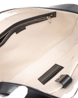 Pre-Loved GG Embossed Briefcase Leather with Silver Hardware, Black