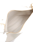 Pre-Loved Heritage Triomphe Hobo Shoulder Bag Leather with Gold Hardware, Cream