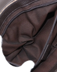 Pre-Loved GG Messenger Crossbody Bag Monogram Coated Canvas with Silver Hardware, Beige/Ebony