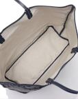 Pre-Loved Saint Louis Tote Goyardine Coated Canvas PM with Silver Hardware, Navy