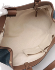 Pre-Loved Craft Tote Denim with Gold Hardware, Blue
