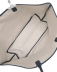 Pre-Loved Saint Louis Tote Goyardine Coated Canvas PM with Silver Hardware, Navy Blue