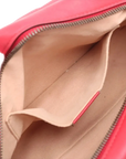 Pre-Loved GG Marmont Matelassé Camera Bag Crossbody Bag Quilted Leather Small with Aged Gold Hardware, Red