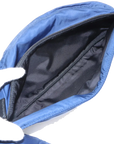 Pre-Loved Nylon Belt Bag Belt Bag Nylon with Silver Hardware, Blue