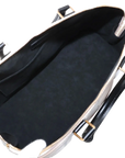 Pre-Loved Alma Handbag Leather PM with Gold Hardware, Beige and Black