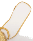 Pre-Loved Petite Boite Chapeau Handbag Goyardine Coated Canvas Mini with Gold Hardware, Yellow