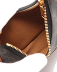 Pre-Loved Ava Shoulder Bag Triomphe Canvas Coated Mini with Gold Hardware, Brown