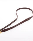 Pre-Loved Pebble Bucket Bag Bucket Bag Leather Mini with Gold Hardware, Burgundy