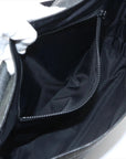 Pre-Loved GG Supreme Messenger Bag Crossbody Bag Monogram Coated Canvas with Black Hardware, Black