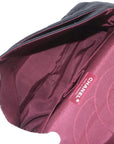 Pre-Loved 2.55 Reissue Double Flap Shoulder Bag Quilted Jersey 226 with Aged Silver Hardware, Black