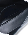 Pre-Loved Tabou Clutch on Strap Shoulder Bag Leather with Gold Hardware, Black