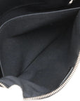Pre-Loved Mick Crossbody Bag Damier Coated Canvas PM with Silver Hardware, Black / Graphite