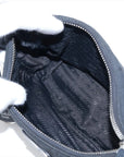 Pre-Loved Re-Edition 2005 Shoulder Bag Re-Nylon with Silver Hardware, Black