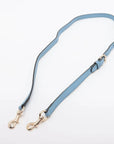 Pre-Loved Interlocking G Charm Tote Leather with Gold Hardware, Light Blue