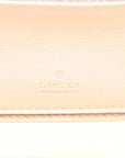 Pre-Loved Interlocking G Crossbody Bag Leather Mini with Gold Hardware, Cream