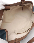 Pre-Loved Craft Tote Denim with Gold Hardware, Blue