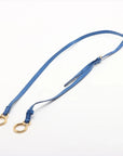 Pre-Loved Peekaboo Handbag Leather Mini with Gold Hardware, Blue