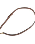 Pre-Loved Triomphe Boston Bag Handbag Triomphe Coated Canvas Small with Gold Hardware, Brown