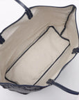 Pre-Loved Saint Louis Tote Goyardine Coated Canvas PM with Silver Hardware, Navy