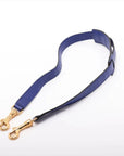 Pre-Loved Trapeze Handbag Leather Medium with Gold Hardware, Blue