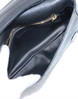 Pre-Loved Blondie Shoulder Bag Leather with Gold Hardware, Black