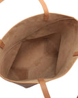 Pre-Loved Puzzle Fold Tote Leather, Tan