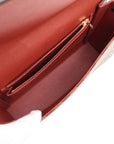 Pre-Loved Tribeca Shoulder Bag Damier Coated Canvas with Gold Hardware, Brown