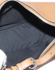 Pre-Loved Fendigraphy Shoulder Bag Leather Medium with Silver Hardware, Brown