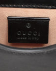 Pre-Loved 1955 Horsebit Crossbody Bag Leather Mini with Gold Hardware, Black